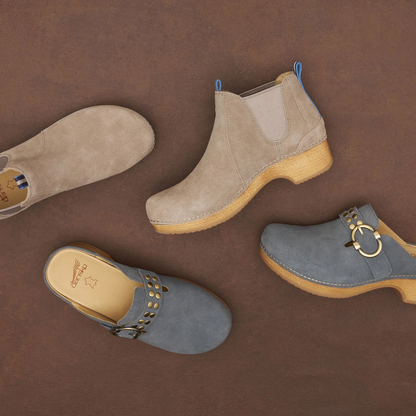 Branson Dusty Blue Suede