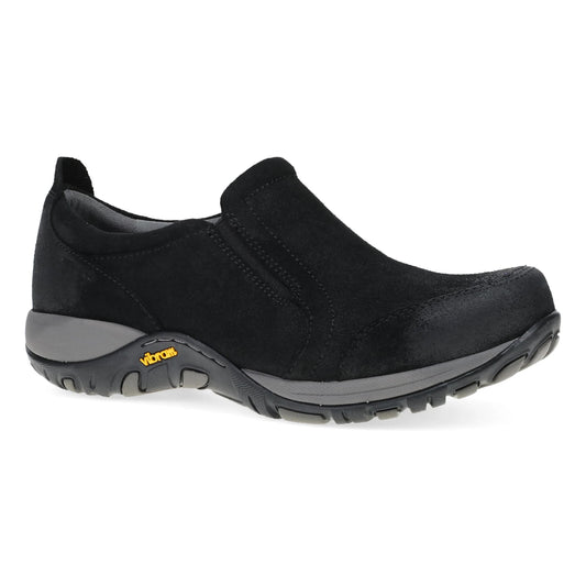 Pippy Black Waterproof Burnished Suede