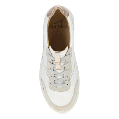 Josey White/Rose Gold Nappa