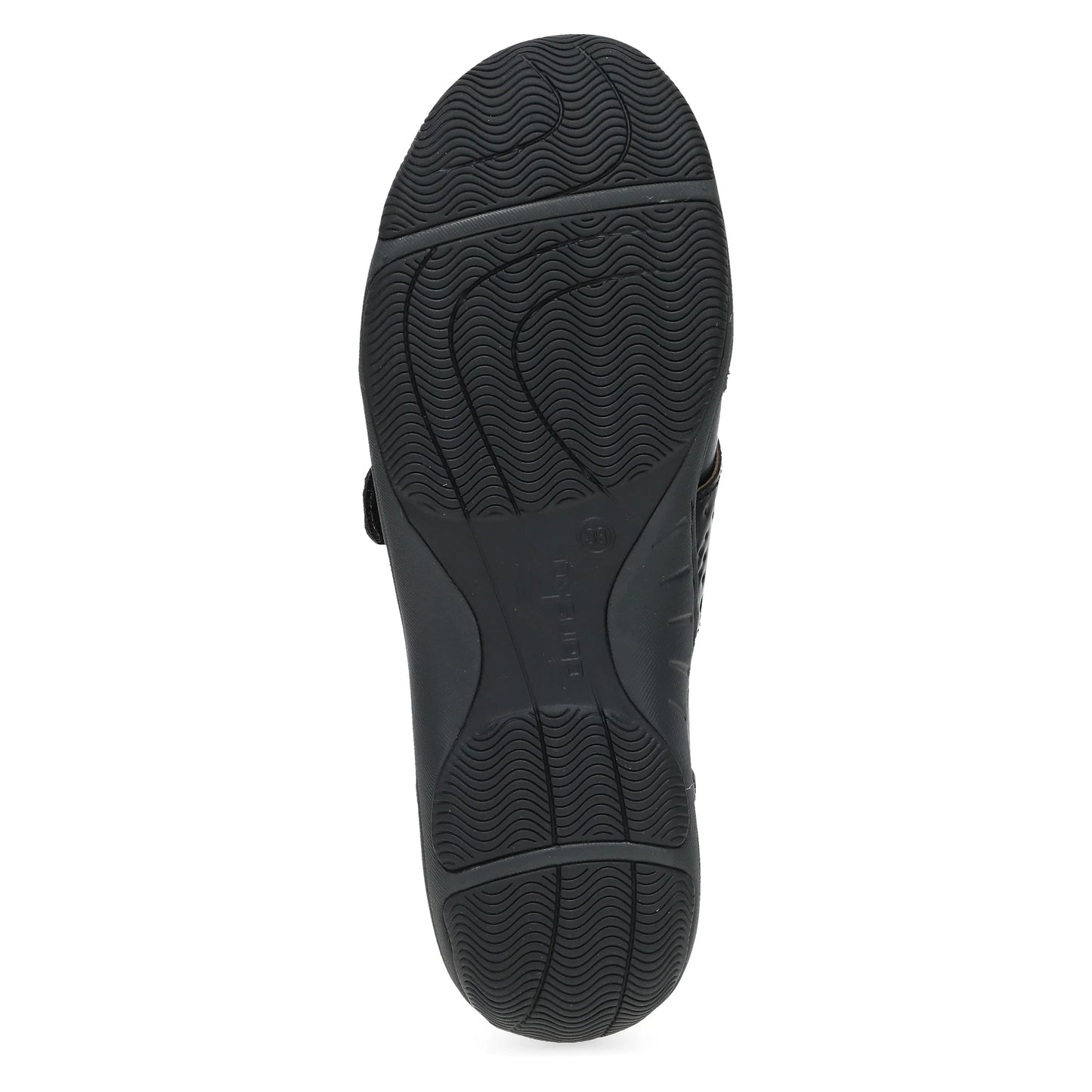 Sallie Wide Black Waxy Burnished