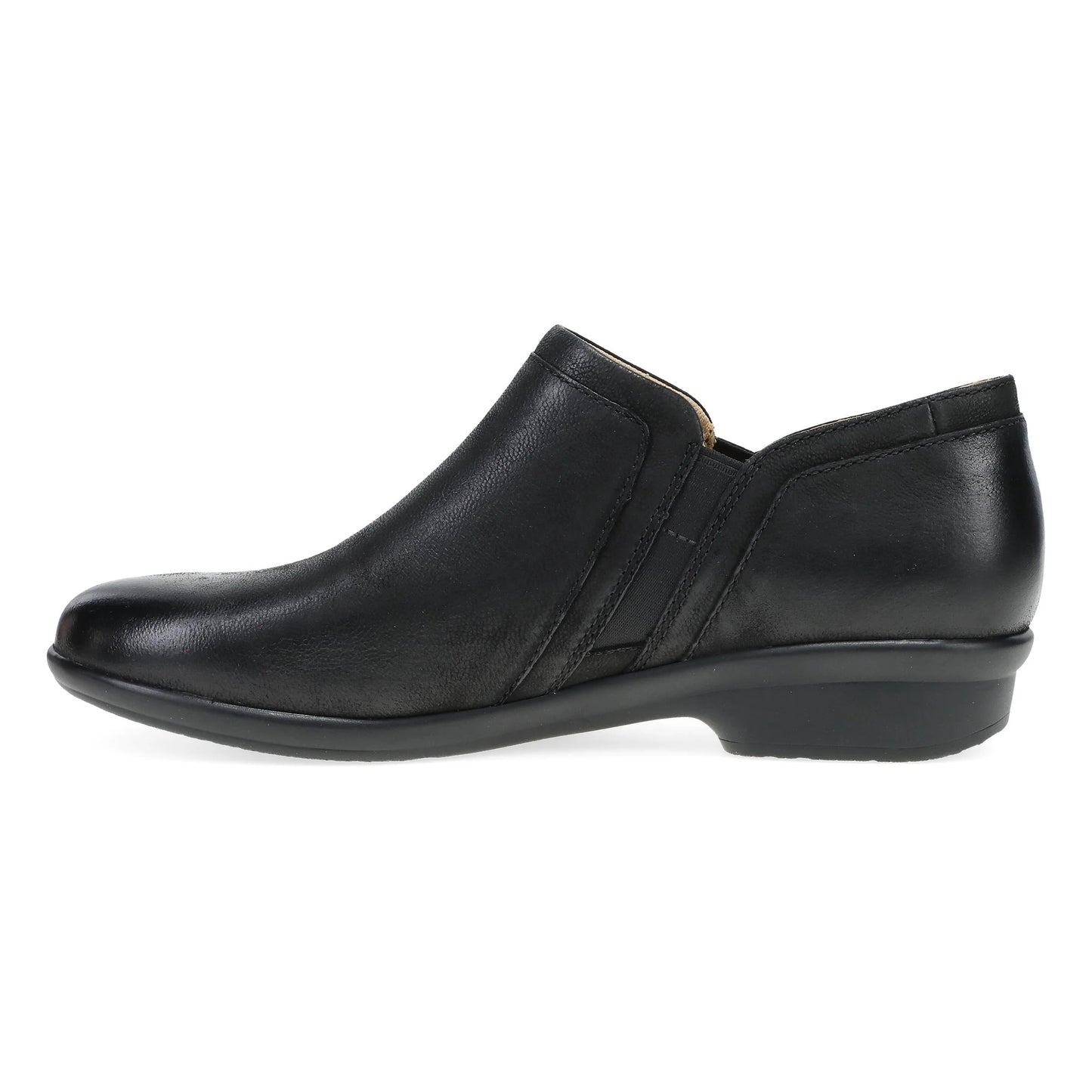 Cheryl Wide Black Burnished Nubuck