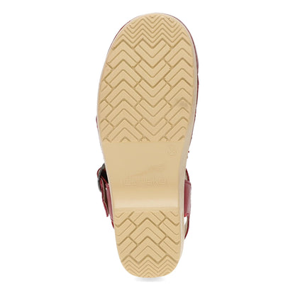 Margreta Red Burnished Nubuck