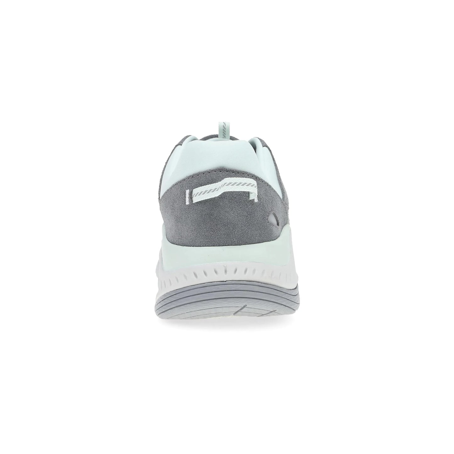 Poppy Frost Grey Suede
