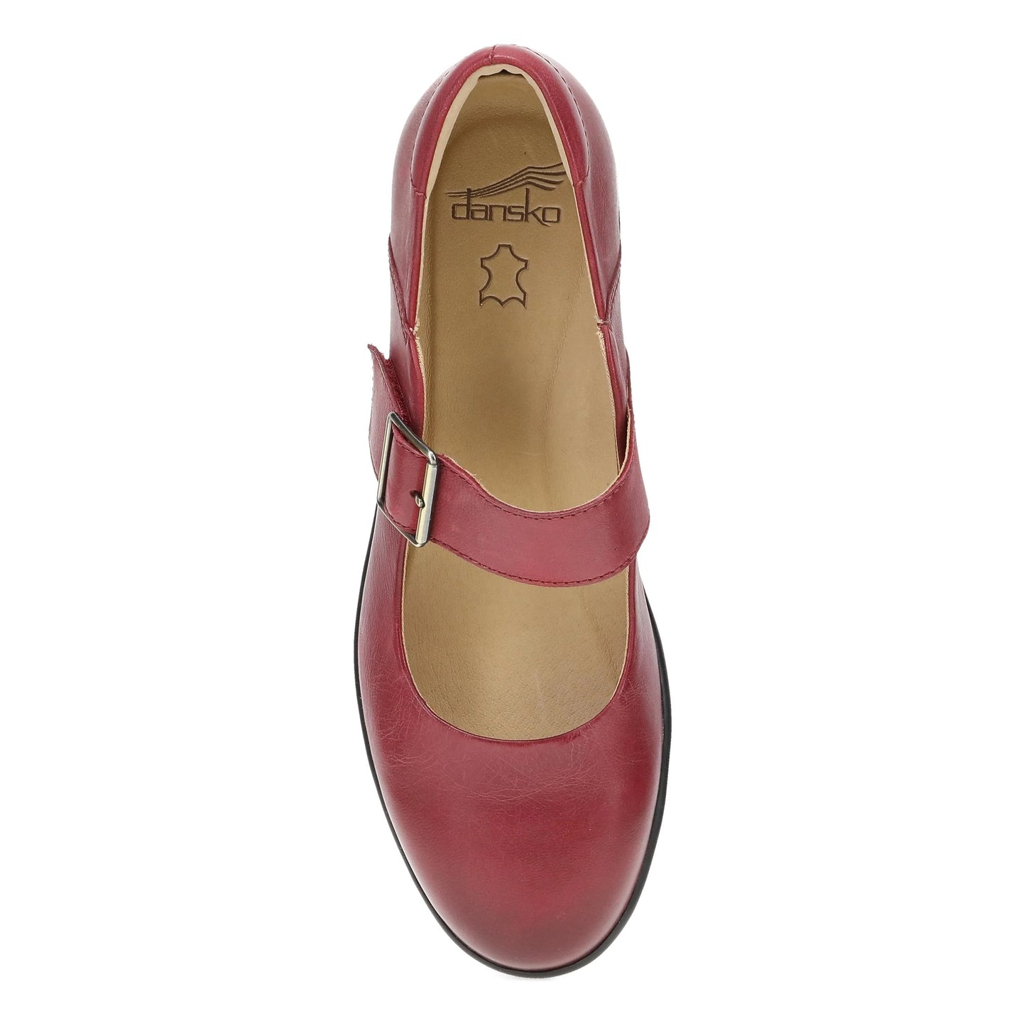 Collette Red Burnished Nubuck