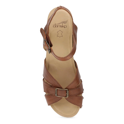 Alanna Tan Calf Wood