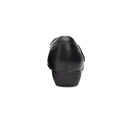 Franny Wide Black Leather