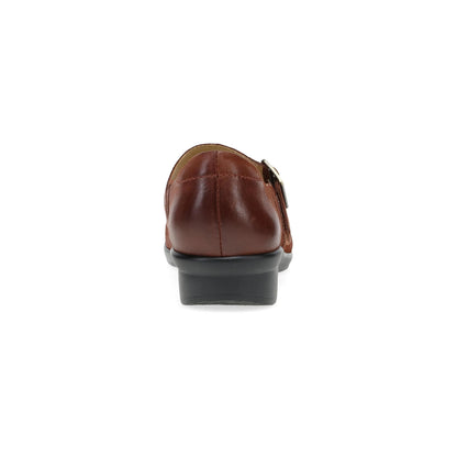 Collette Wide Russet Burnished Nubuck