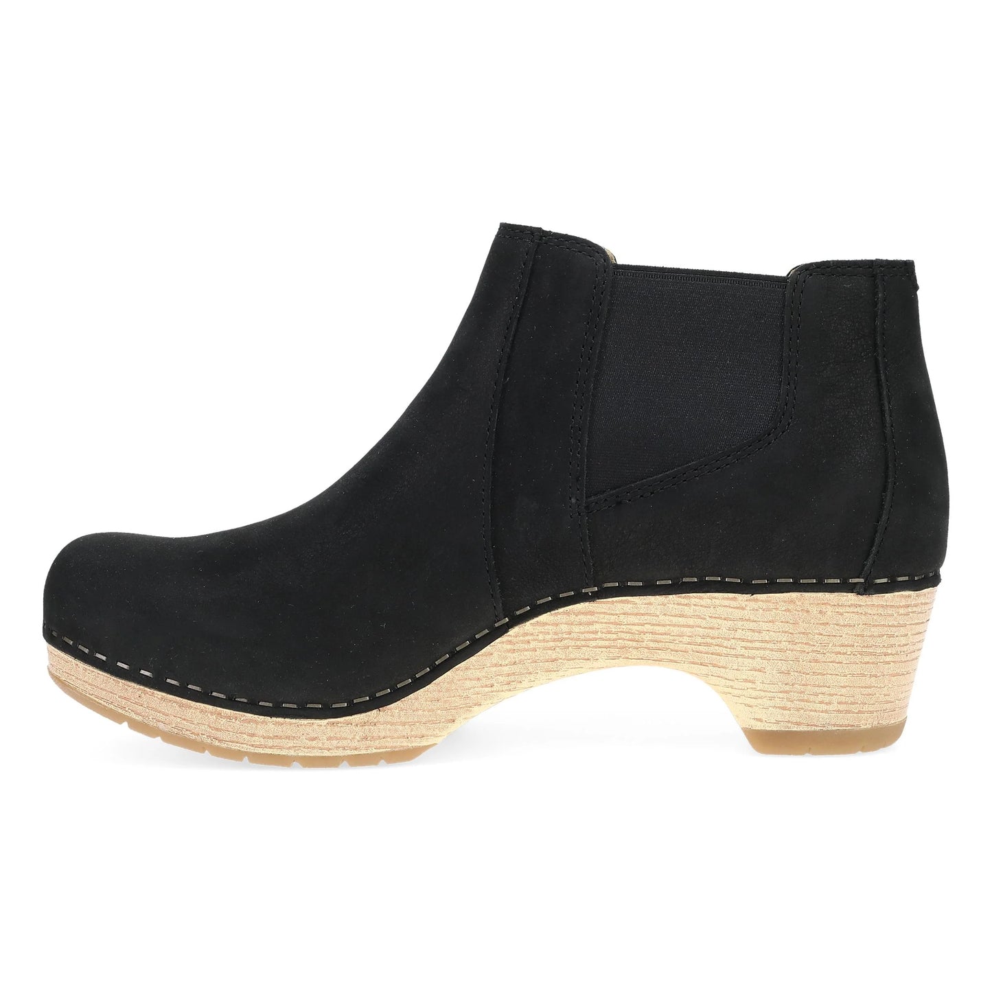 Lane Black Milled Nubuck