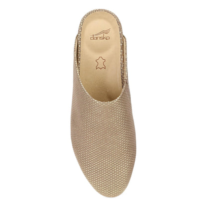 Lysa Mink/Gold Leather