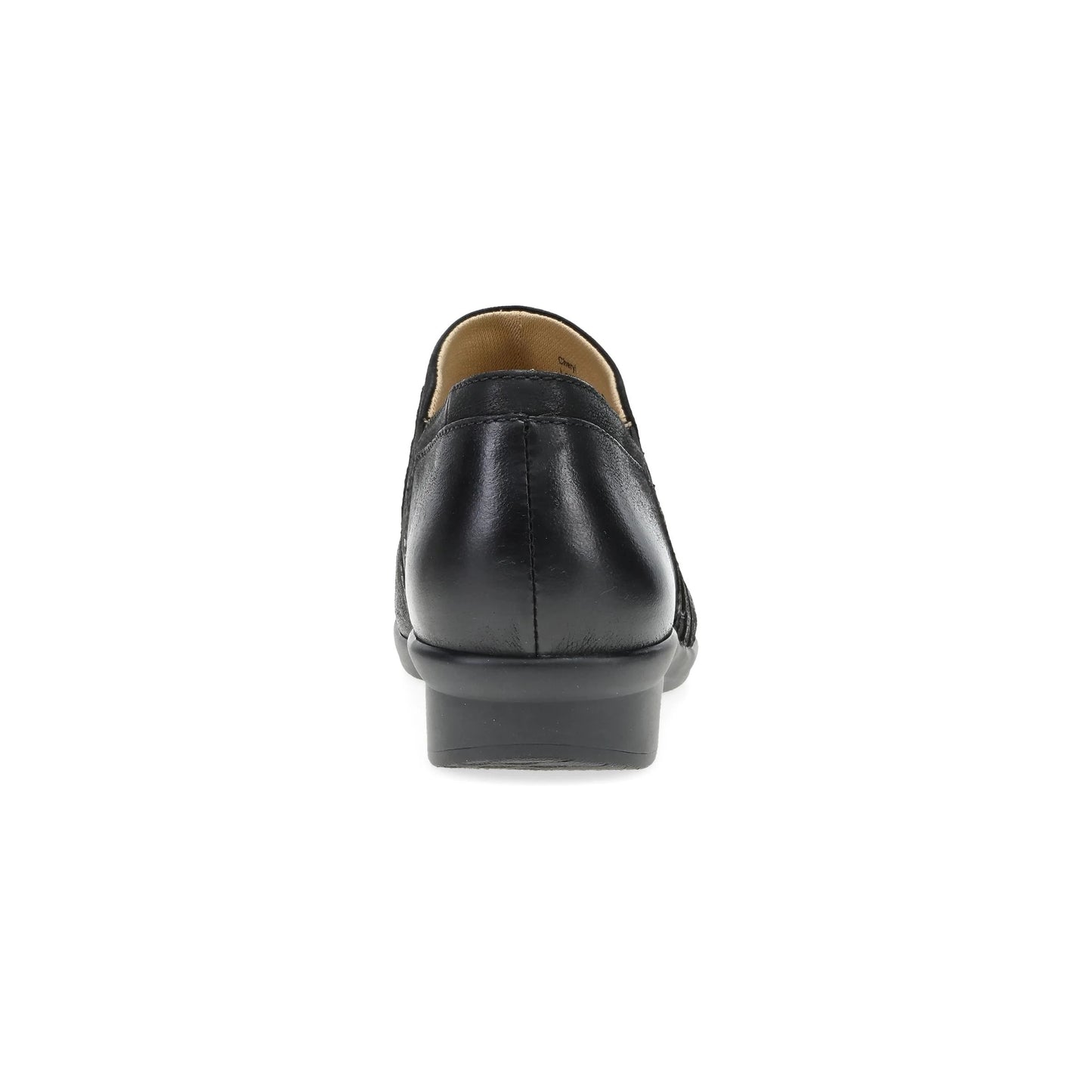 Cheryl Wide Black Burnished Nubuck