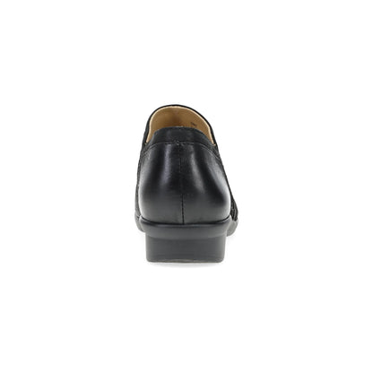 Cheryl Wide Black Burnished Nubuck