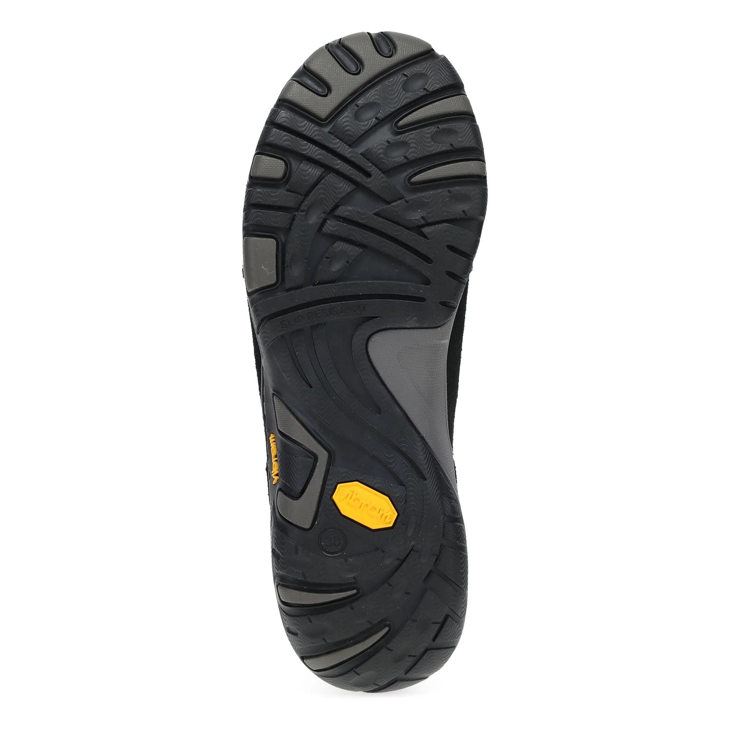 Pippy Wide Black Waterproof Burnished Suede