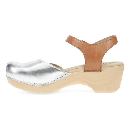 Sam Silver/Tan Leather