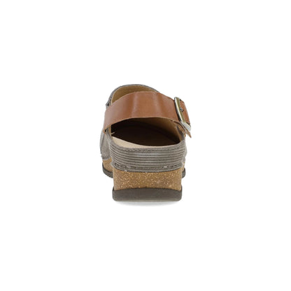 Merrin Stone Embossed Suede