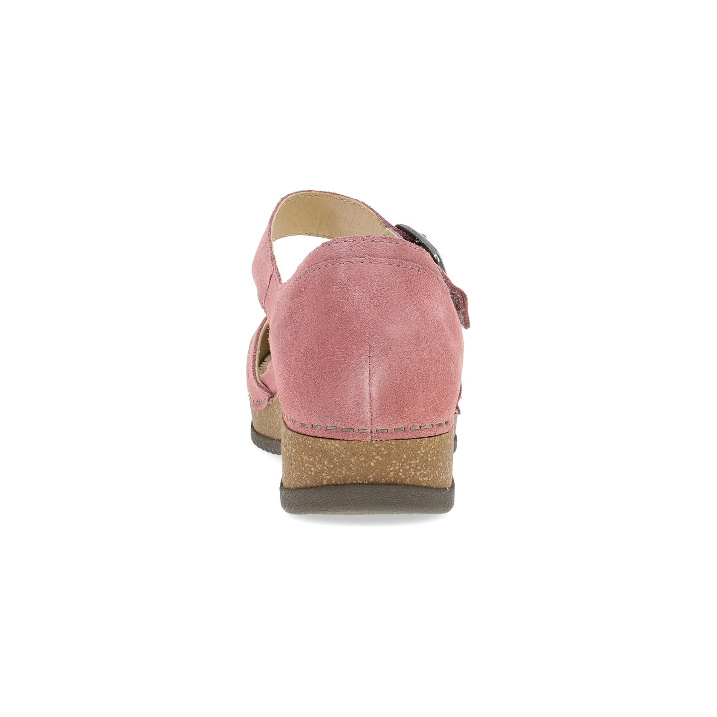 Mae Ash Rose Embroidered Suede