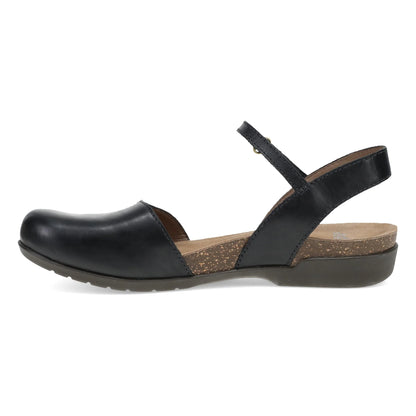 Rowan Wide Black Waxy Burnished