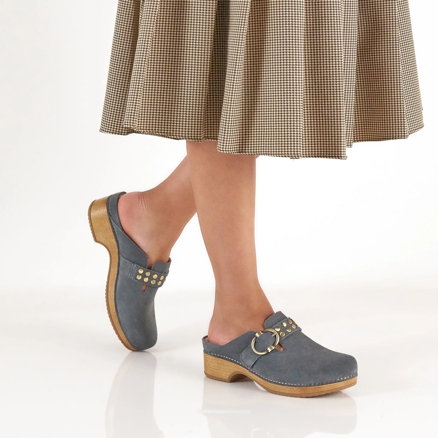 Branson Dusty Blue Suede