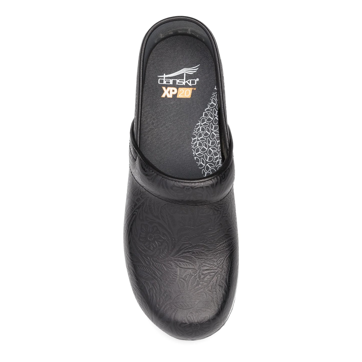 Wide XP 2.0 Black Floral Tooled