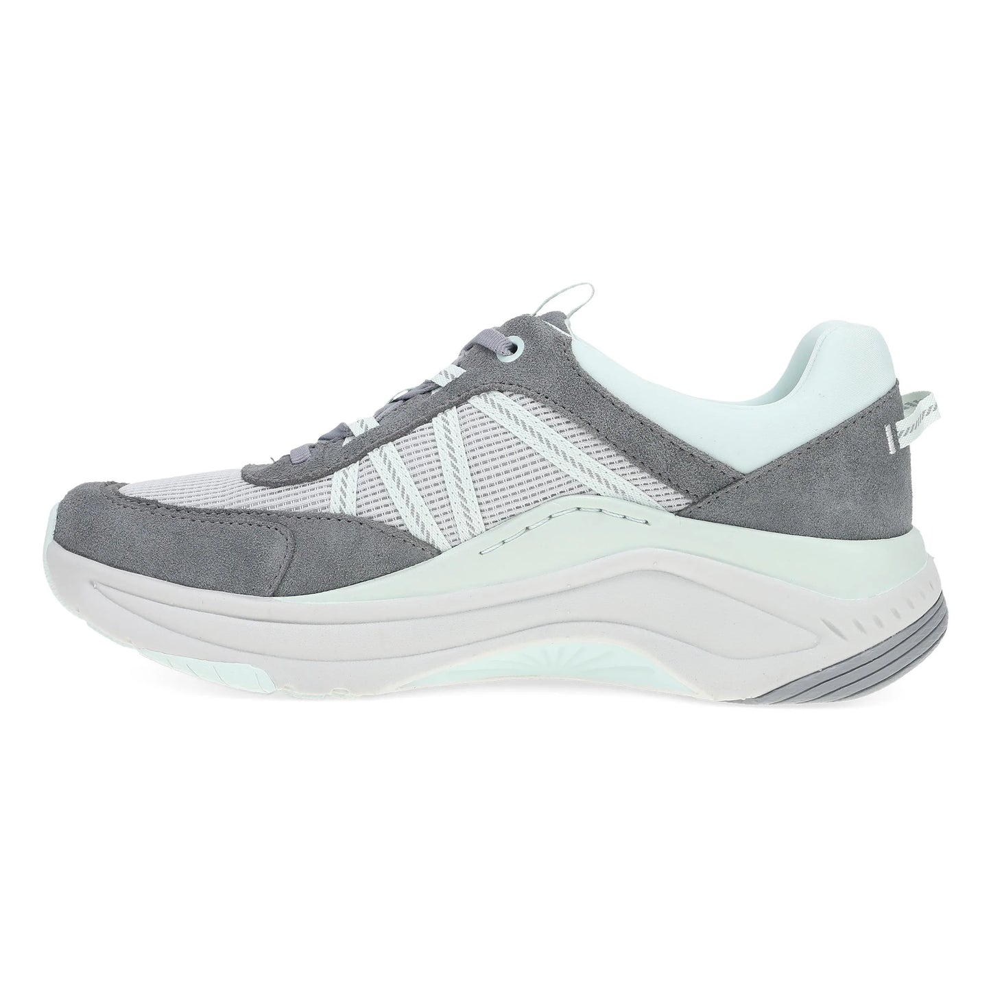 Poppy Frost Grey Suede