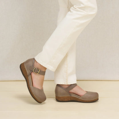 Mae Taupe Suede