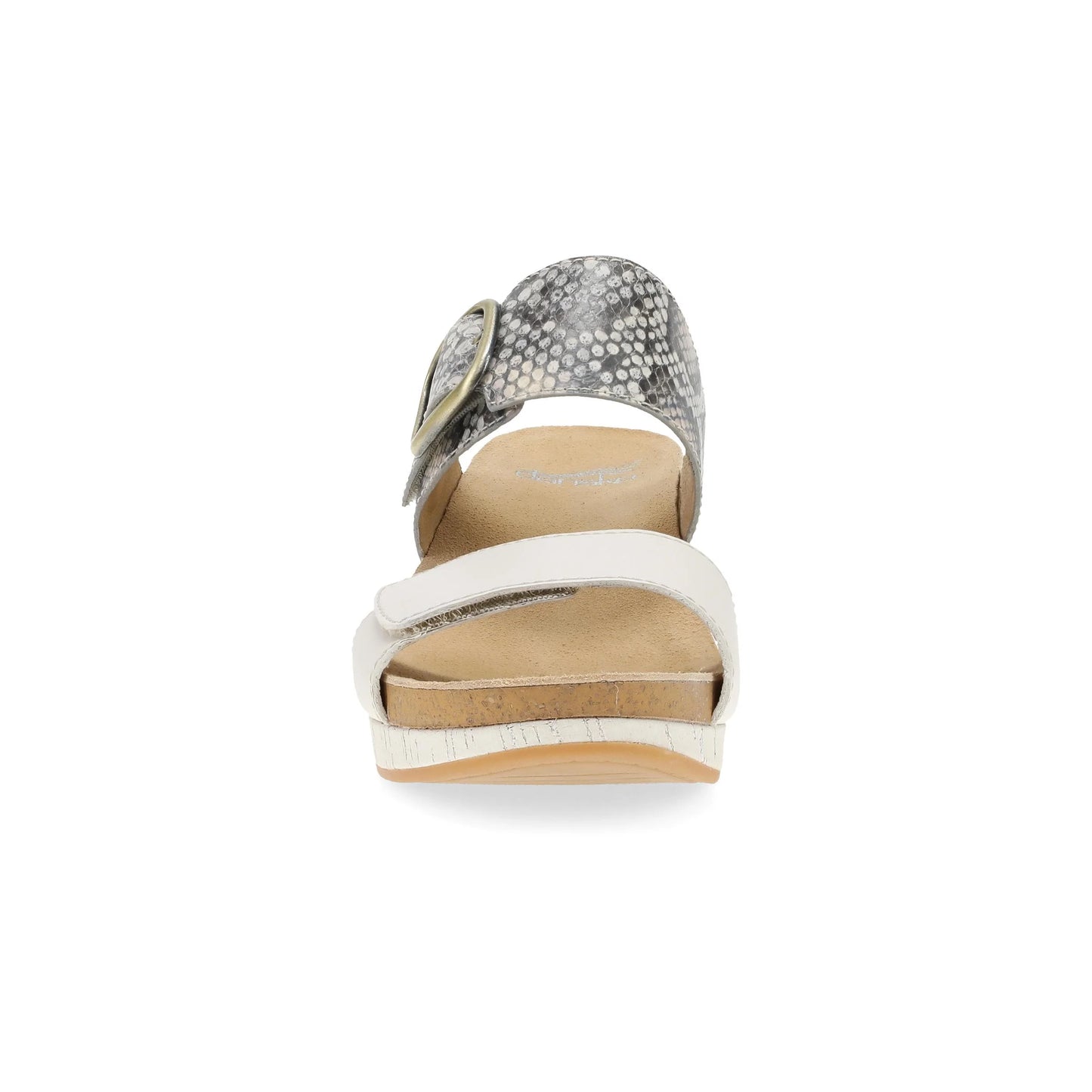 Shannon Snake/Ivory Leather