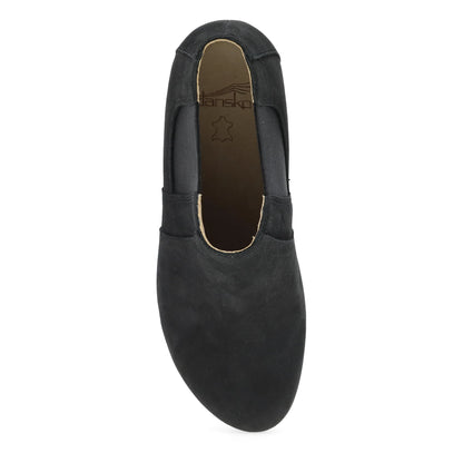 Lane Black Milled Nubuck