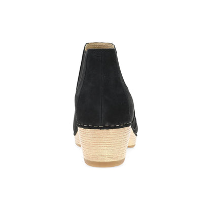 Lane Black Milled Nubuck