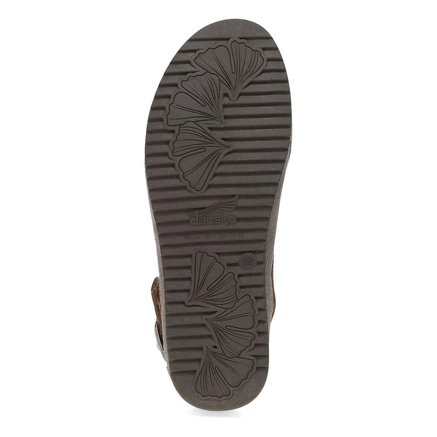 Merrin Stone Embossed Suede