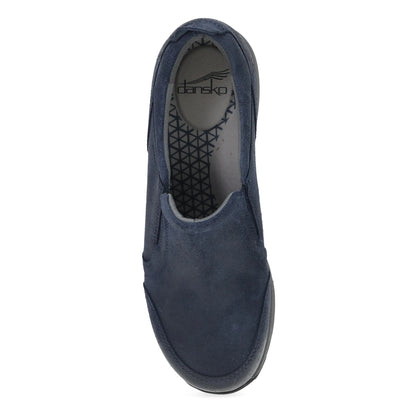Pippy Navy Waterproof Suede