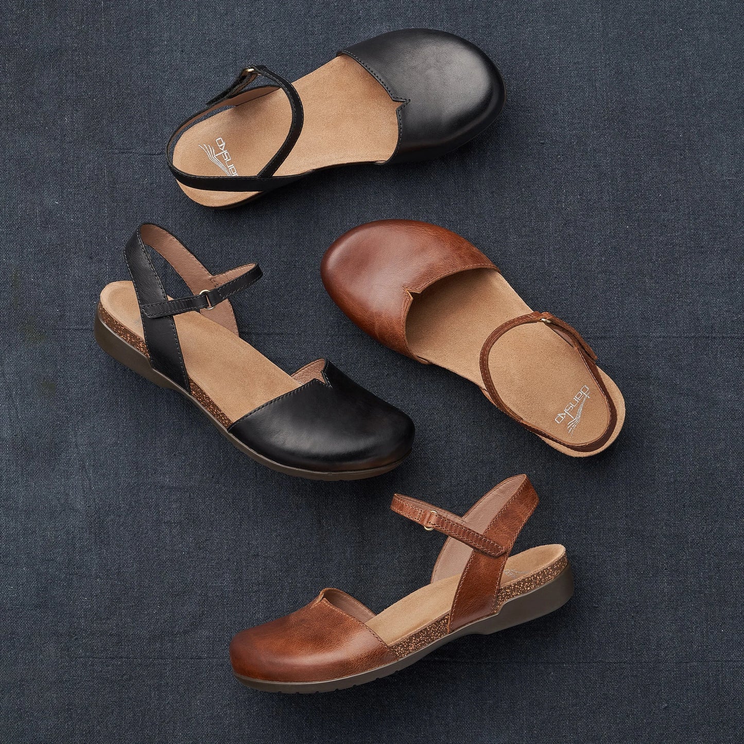 Rowan Wide Black Waxy Burnished