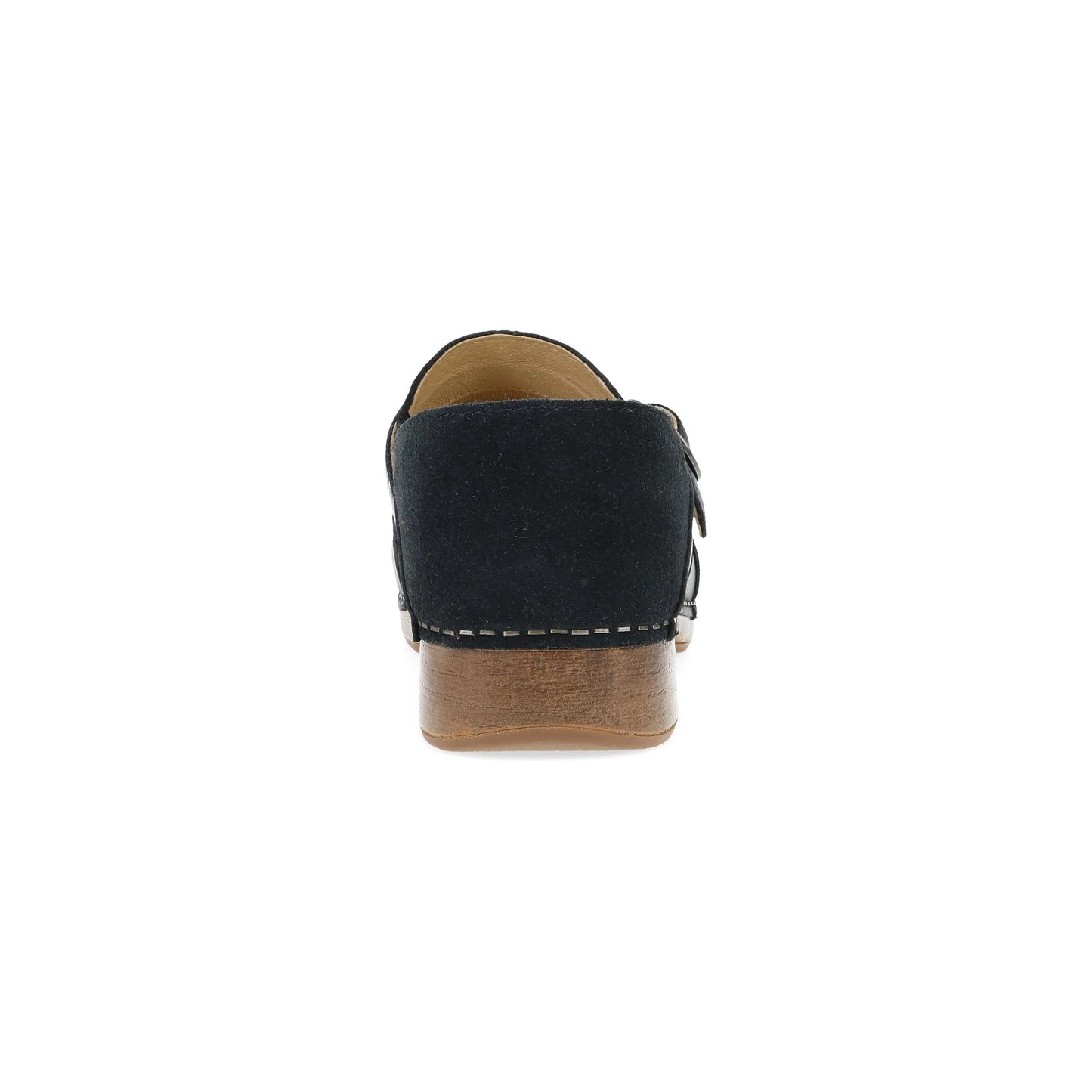 Margaret Black Burnished Calf Clog