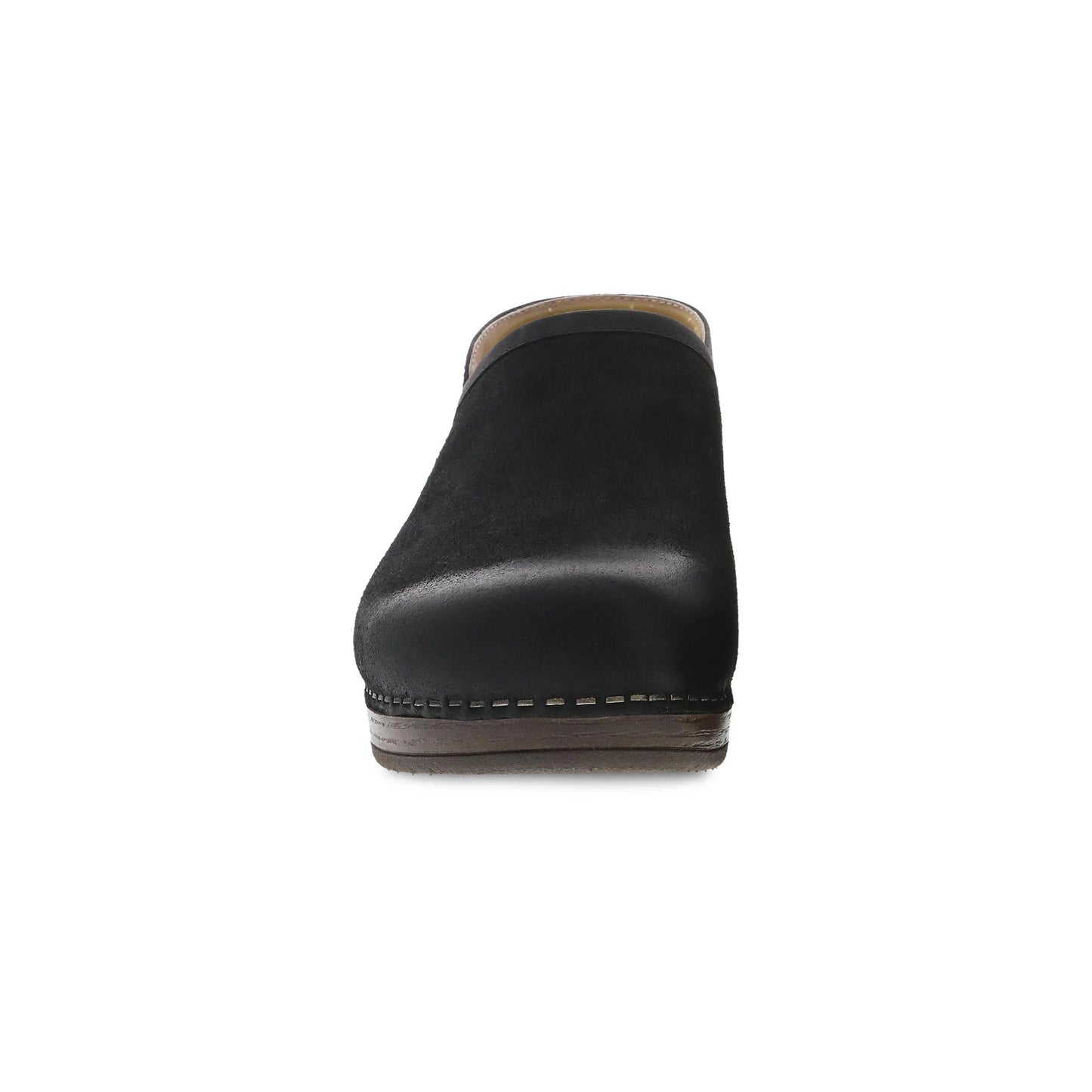 Brenna Black Burnished Suede