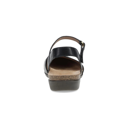 Rowan Wide Black Waxy Burnished