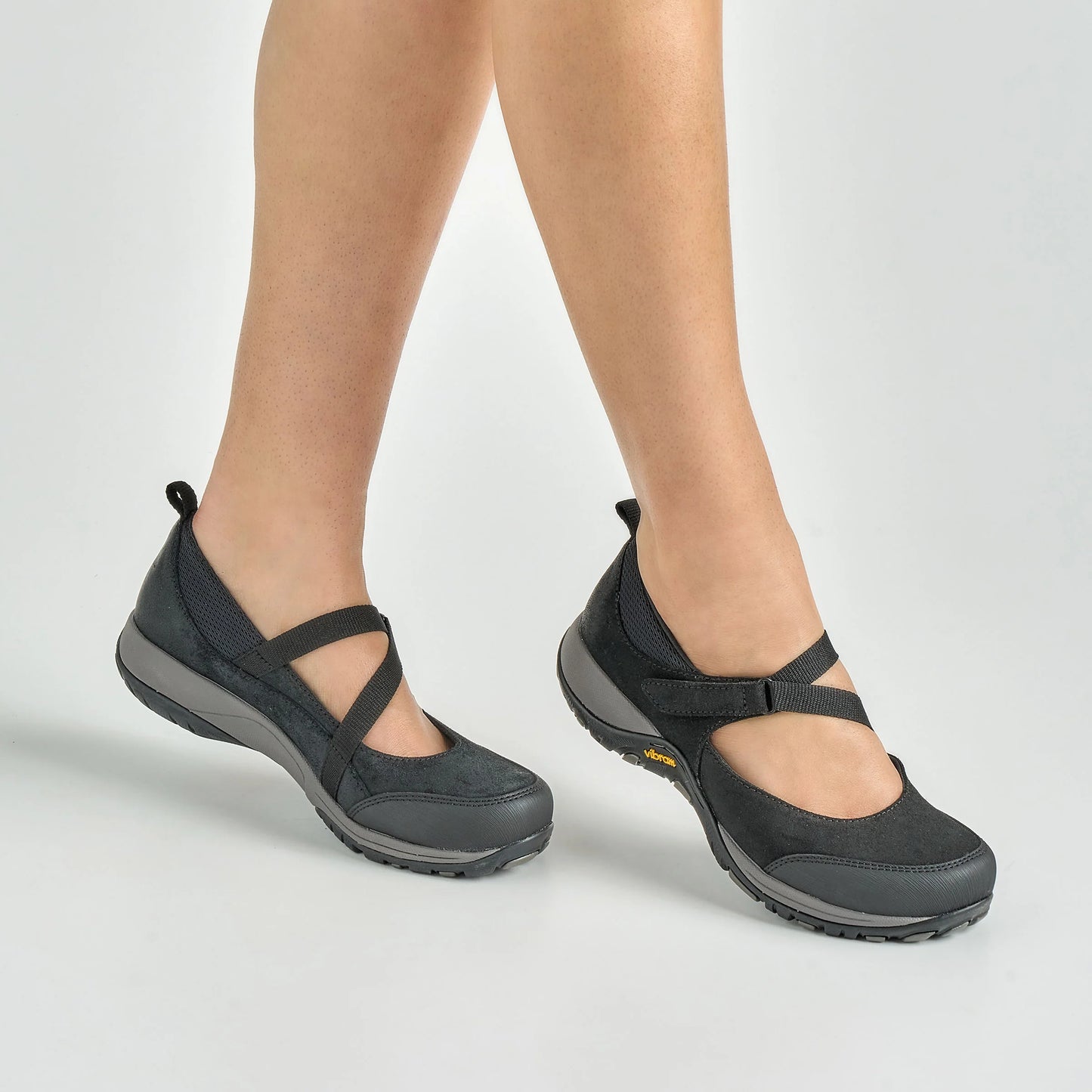 Primrose Black Burnished Suede