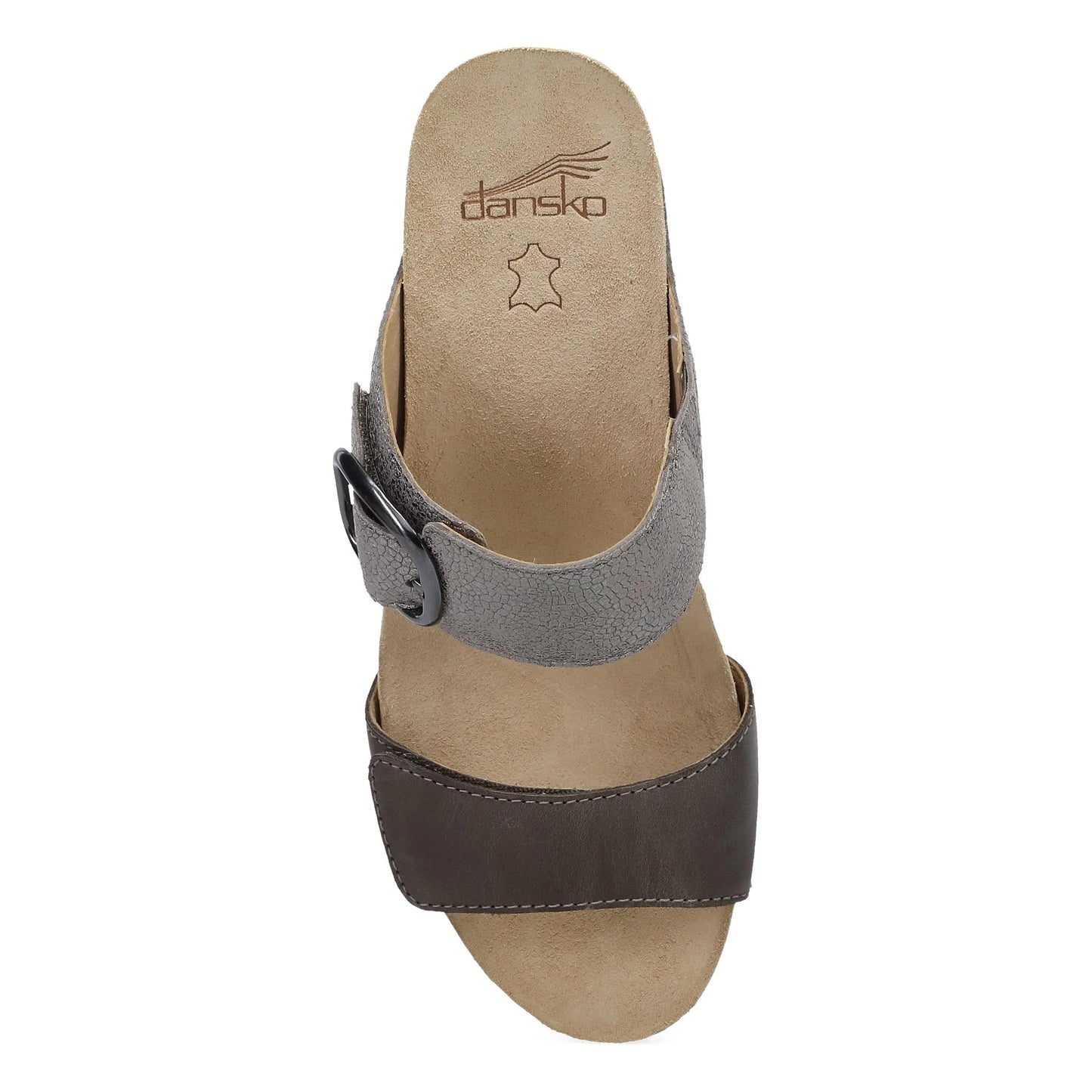 Shannon Pewter/Taupe Leather