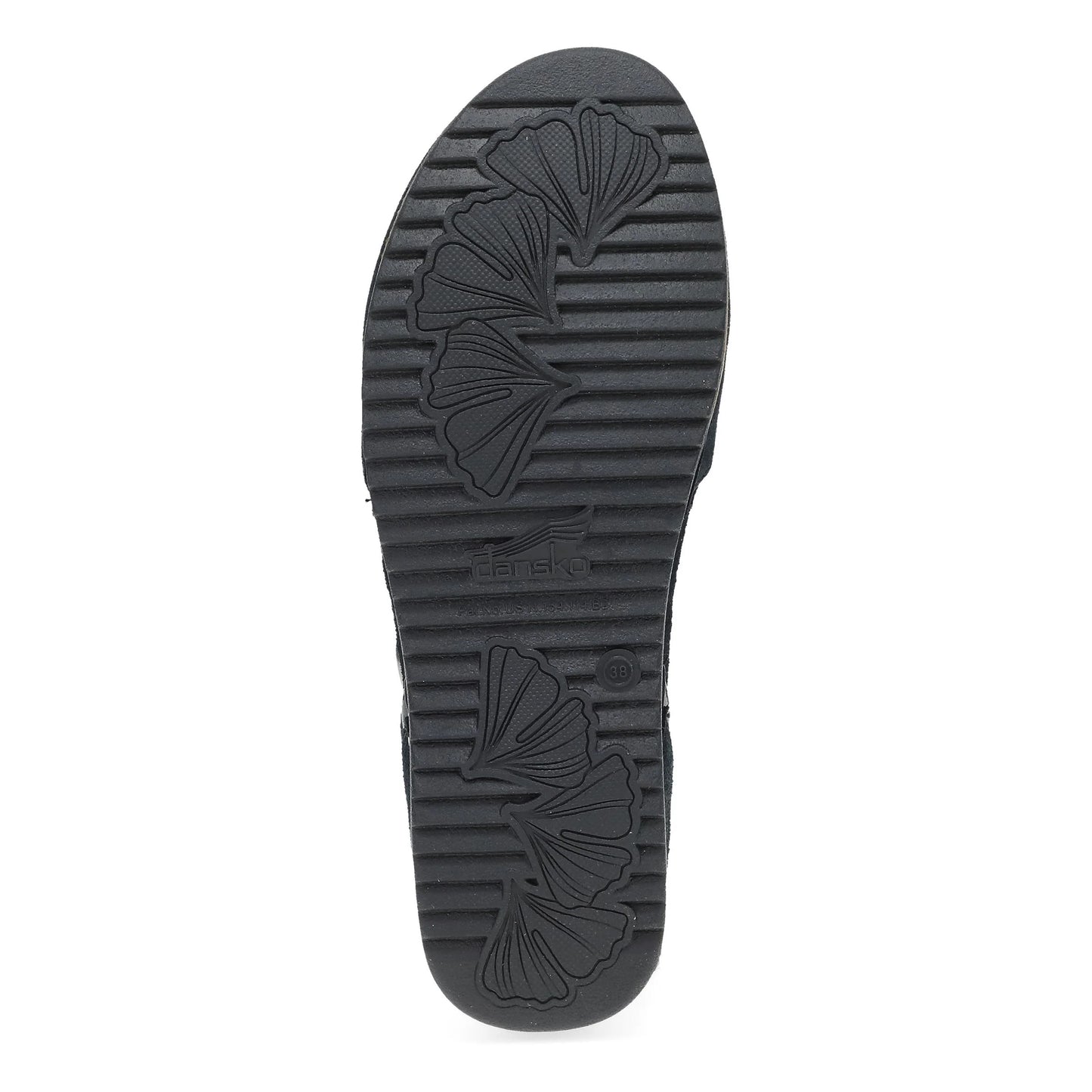 Mae Black Burnished Suede