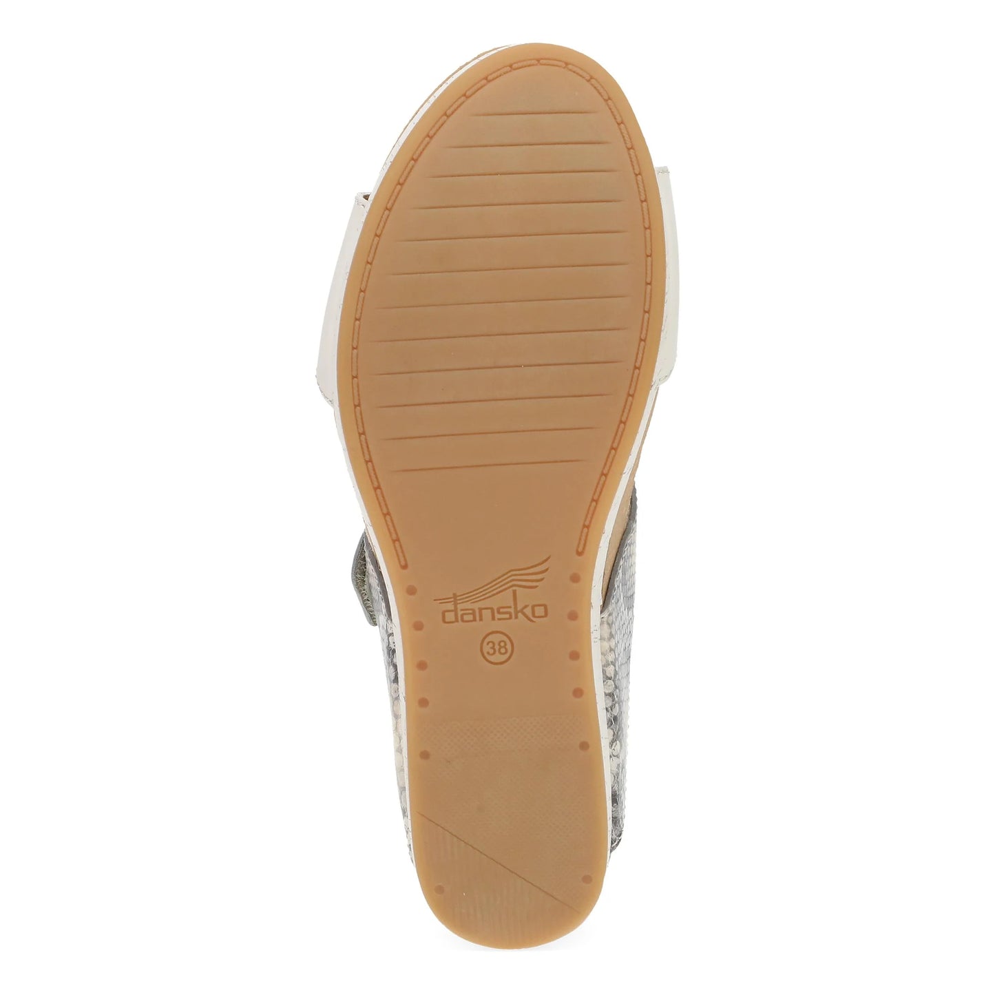 Shannon Snake/Ivory Leather