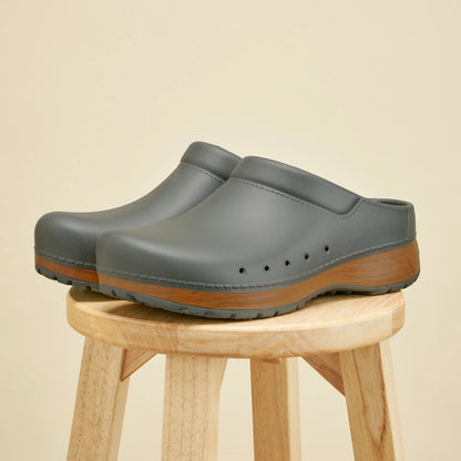 Kane Mens Grey Mule