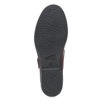 Collette Red Burnished Nubuck